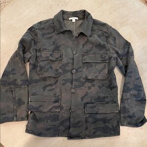 James Perse Camouflage Field Jacket